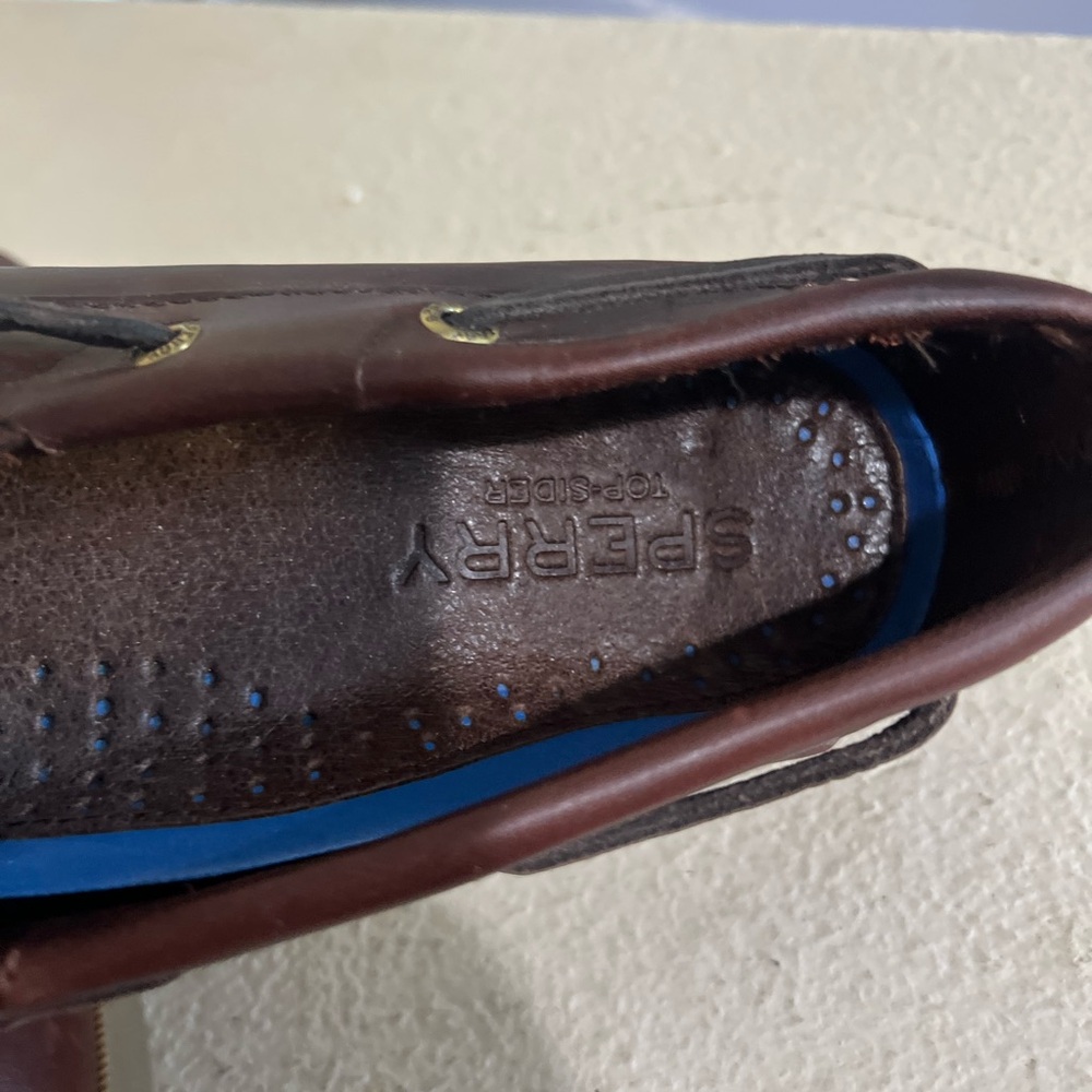 Sperry  Top-Sider Men's Authentic Original Boat Driving Shoes In Amaretto Sz 13‎ - Picture 7 of 12